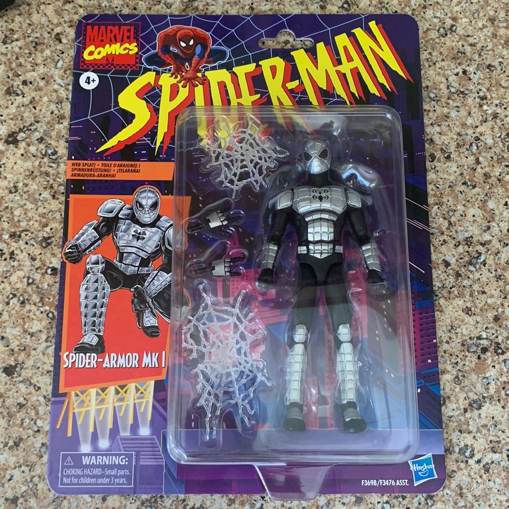 Marvel Legends Retro Collection 6" Figure Spider-Man & X-Men Spider Armor MK1